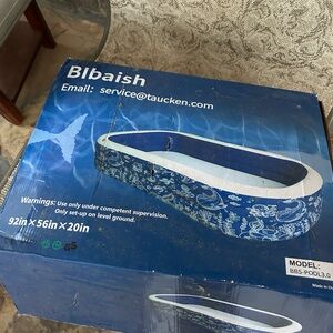 Blue Inflatable Pool